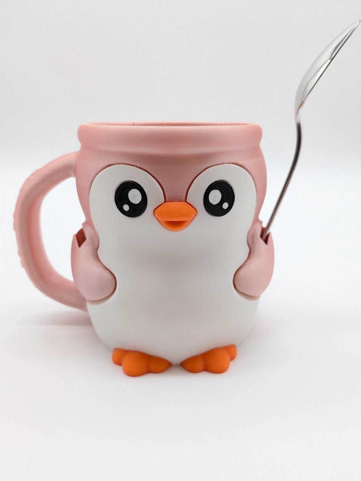 Pebbles, the Penguin Ice Cream Pint Holder - 3D Printed