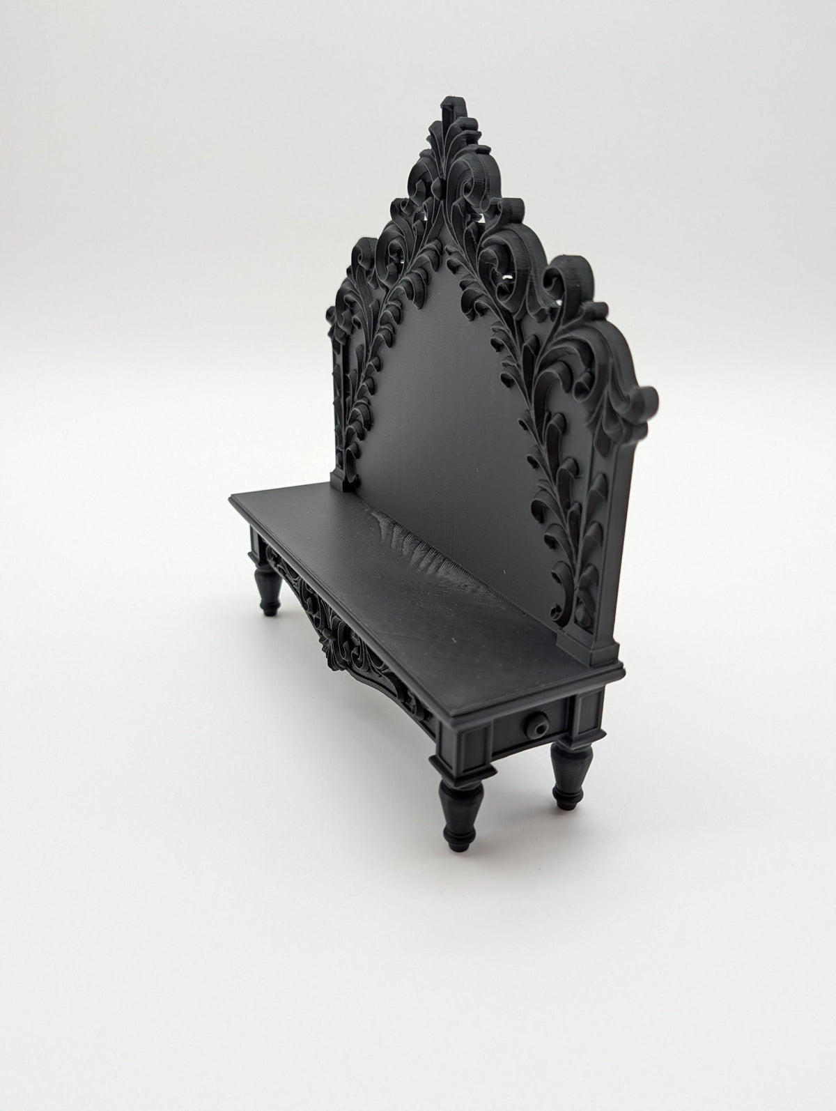 Victorian Gothic Bench Jewelry Crystal Display